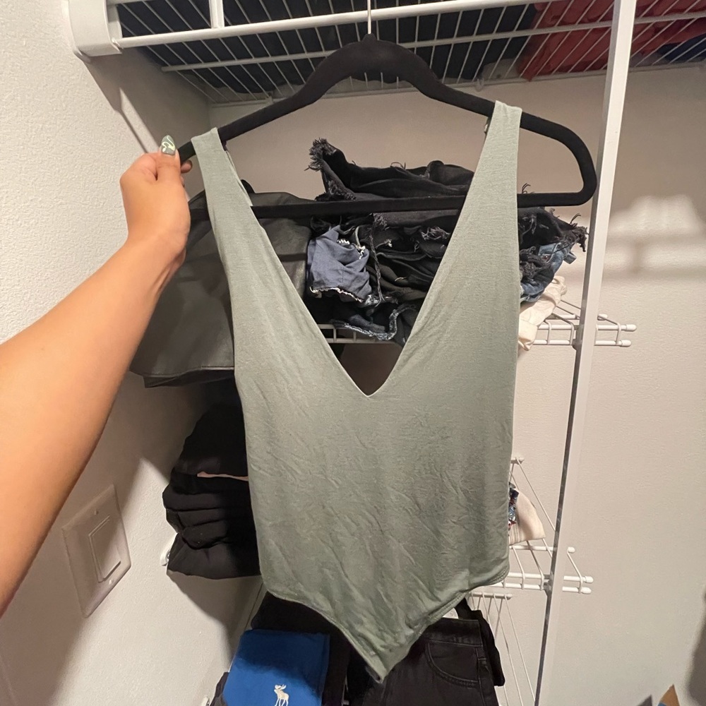 Urban Outfitters Green Bodysuit